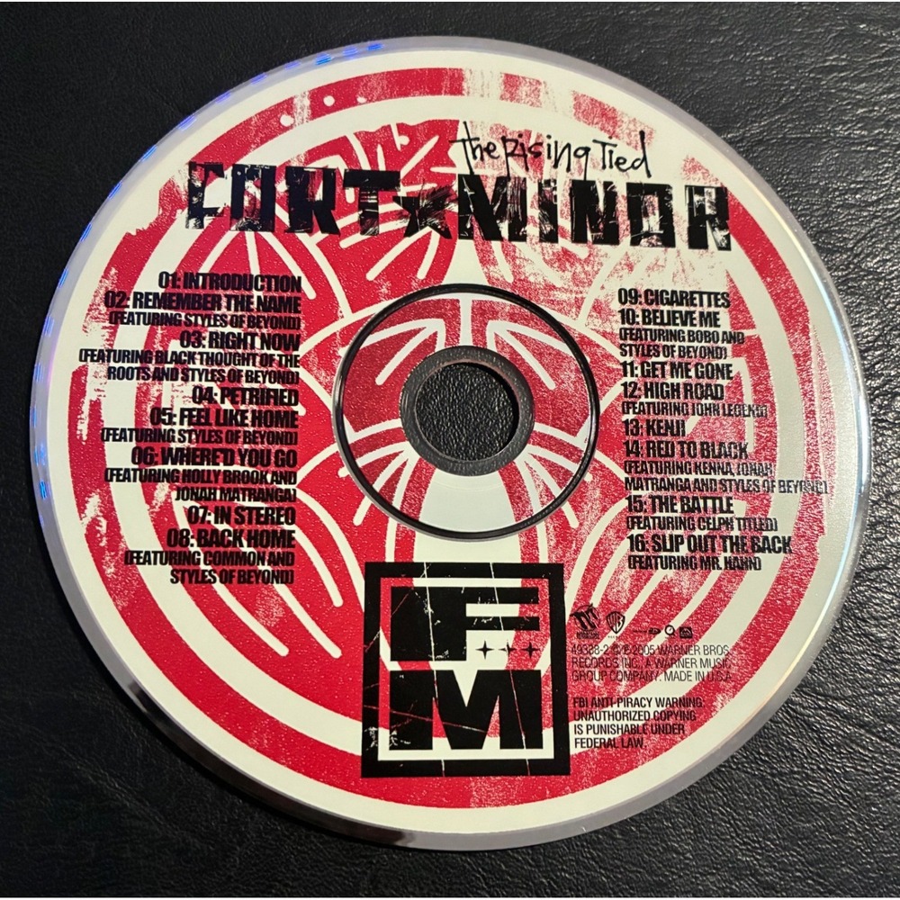 Fort Minor The Rising Tied CD 2005 Mike Shinoda Linkin Park 49338-2 Hip Hop Disc